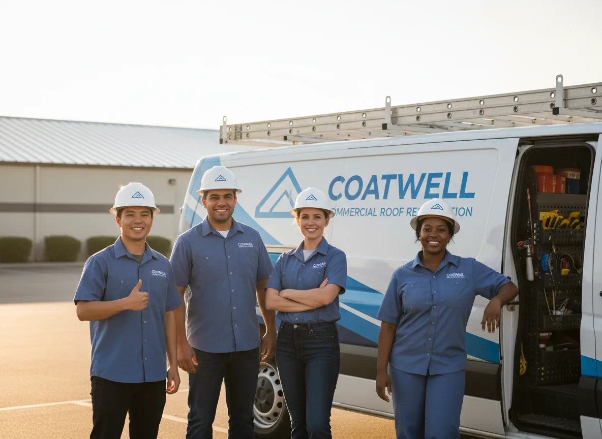 Commercial roof coating company in Opdyke, IL